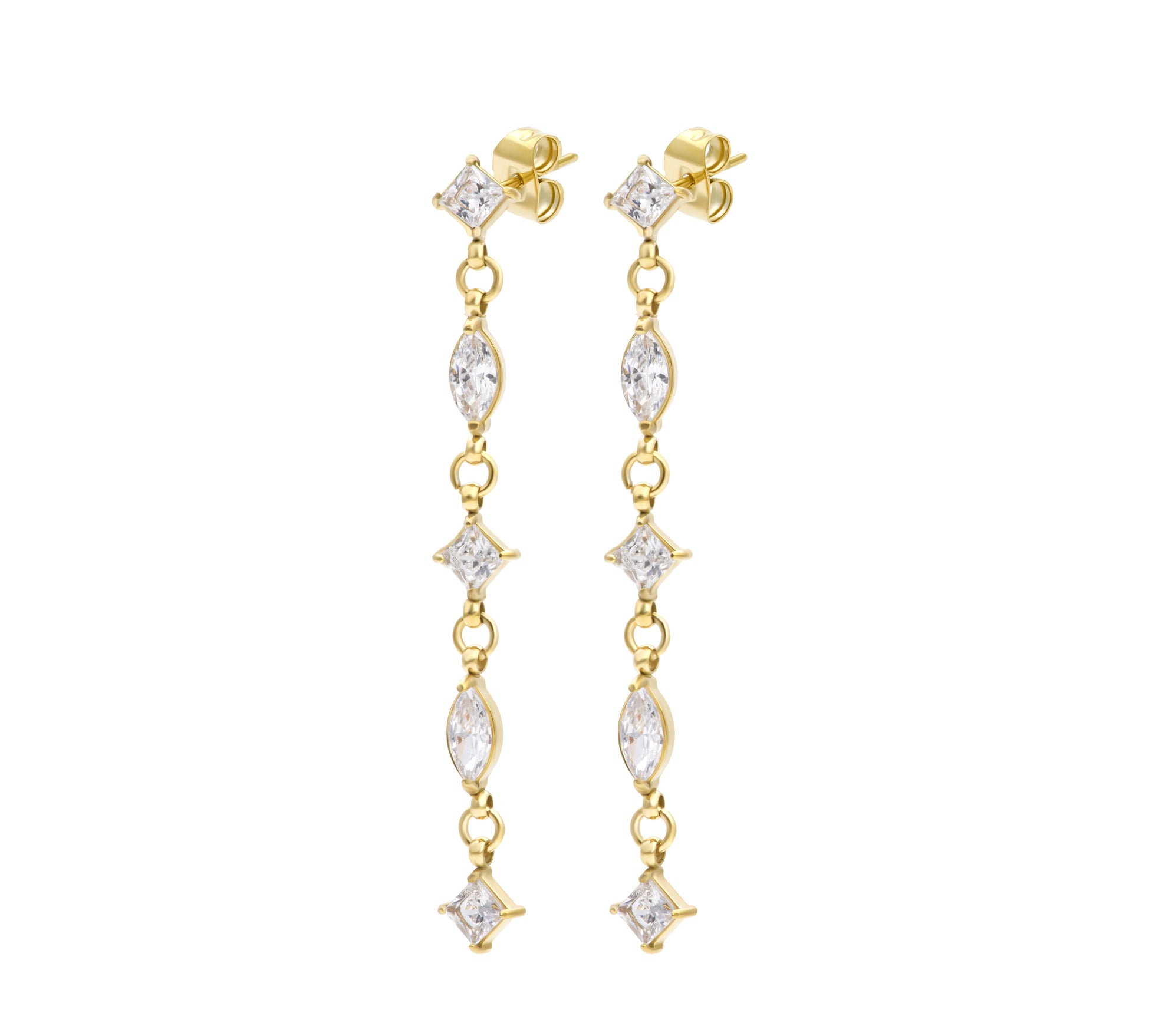 iXXXi Oorbellen Noire Crystal