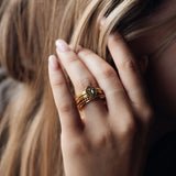 iXXXi Fillring Line Smoky Quartz 1mm