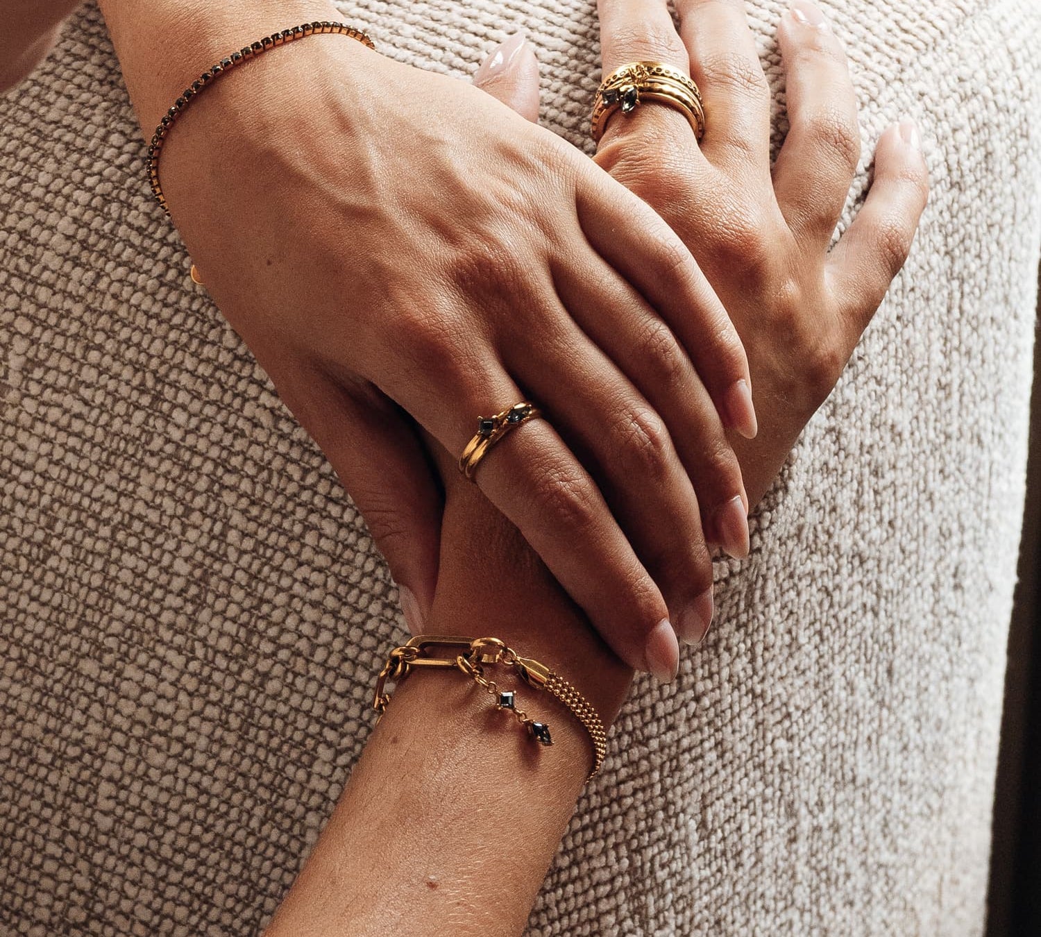Samengestelde Armband Noire