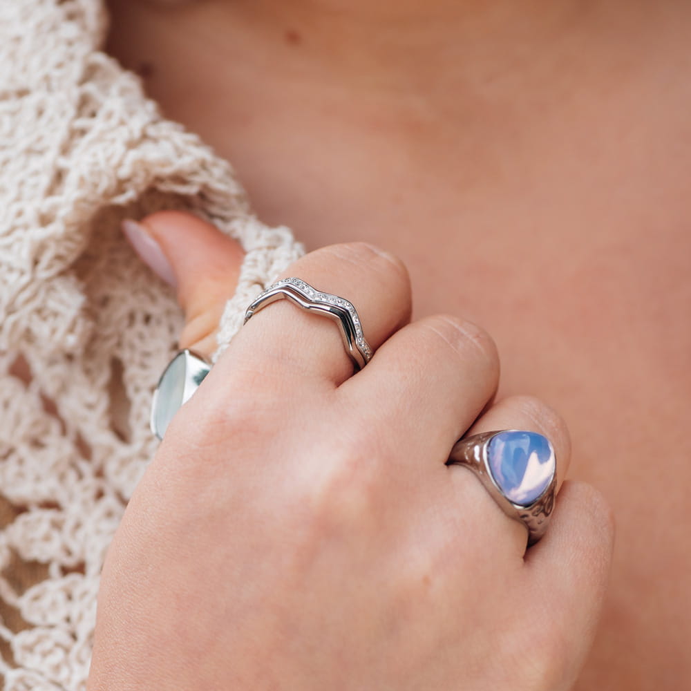 Fame ring Lightning with stones - Fame by iXXXi