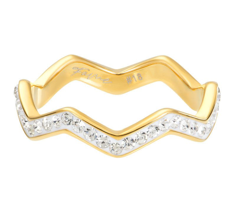 Fame ring Lightning with stones - Fame by iXXXi