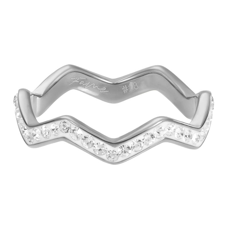 Fame ring Lightning with stones - Fame by iXXXi