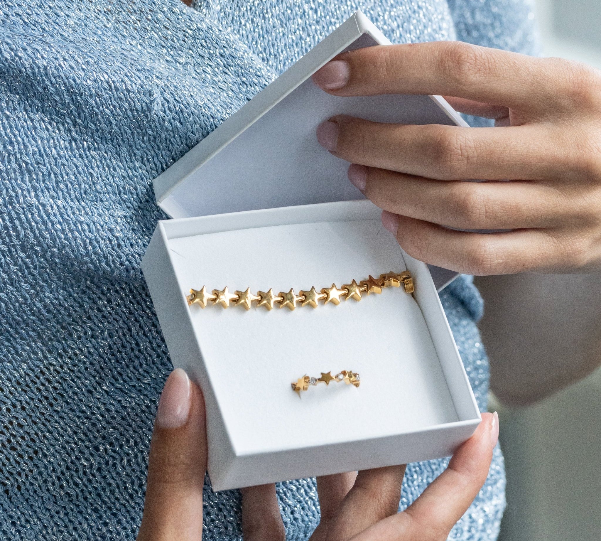 Fame Sparkling star ring set - Fame by iXXXi