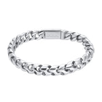 Heren Stalen Armband Bordeaux - iXXXi Men