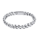 Heren Stalen Armband Bordeaux - iXXXi Men