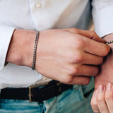 Heren Stalen Armband Flat Chain - iXXXi Men