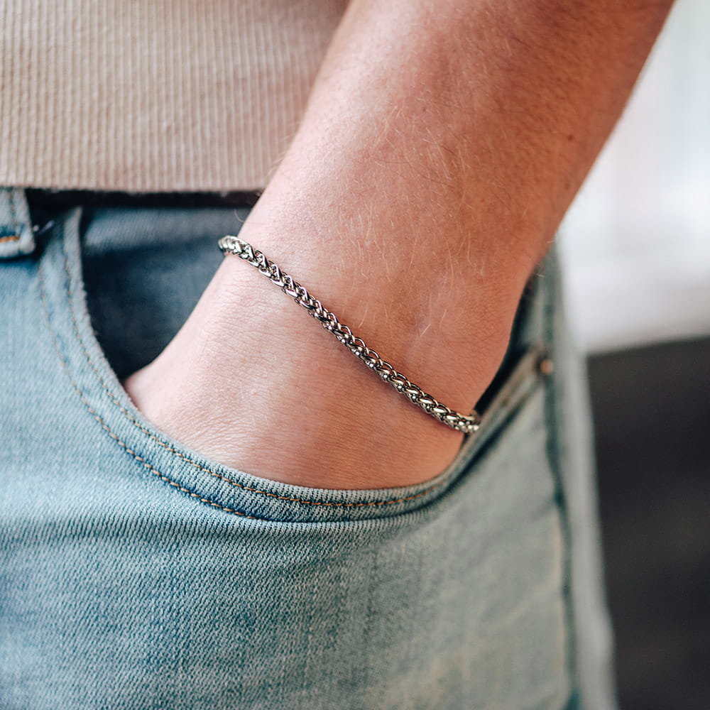Heren Stalen Armband Round Chain - iXXXi Men
