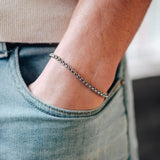 Heren Stalen Armband Round Chain - iXXXi Men