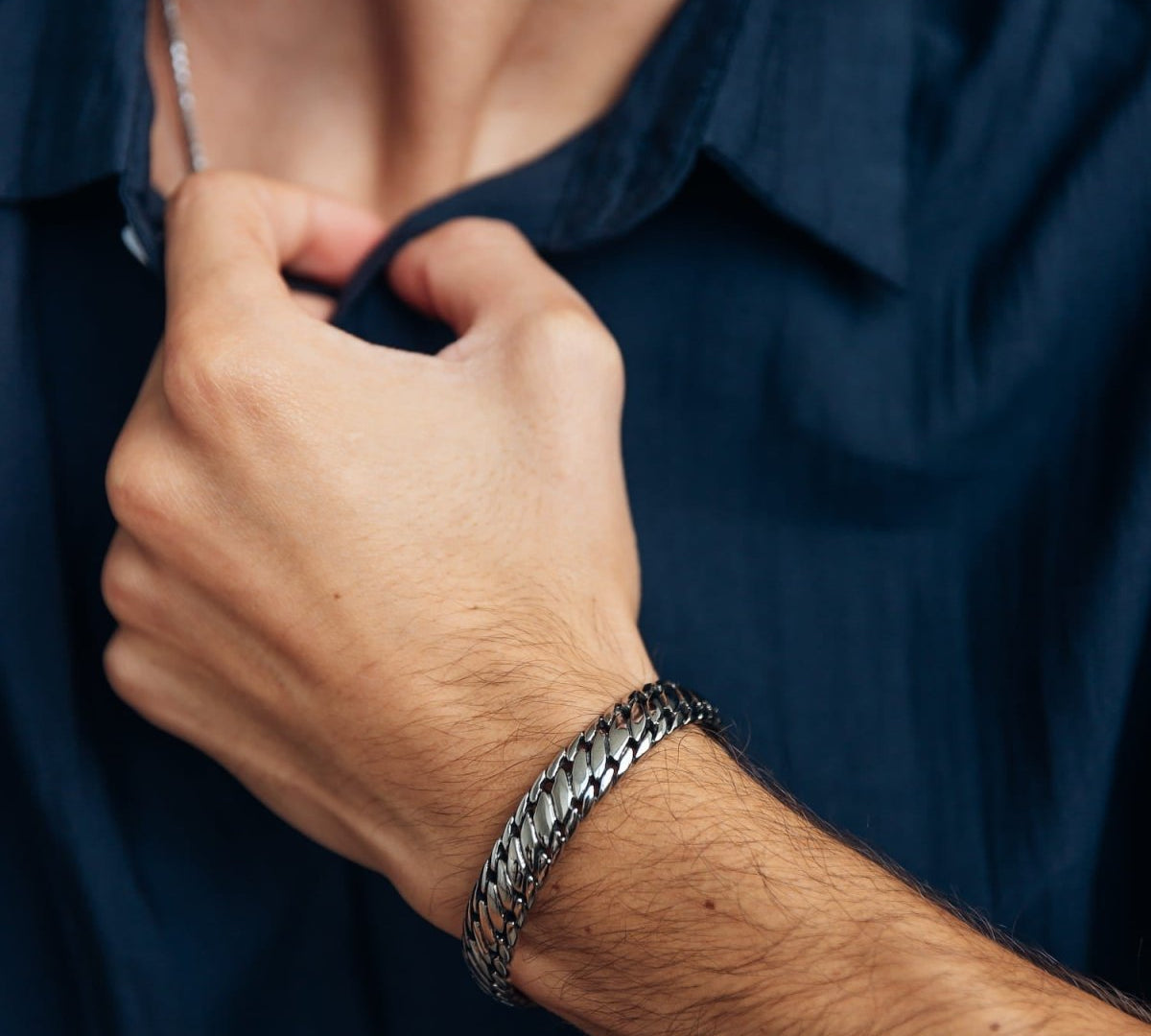 Heren Stalen Bangle Armband Dyon - iXXXi Men