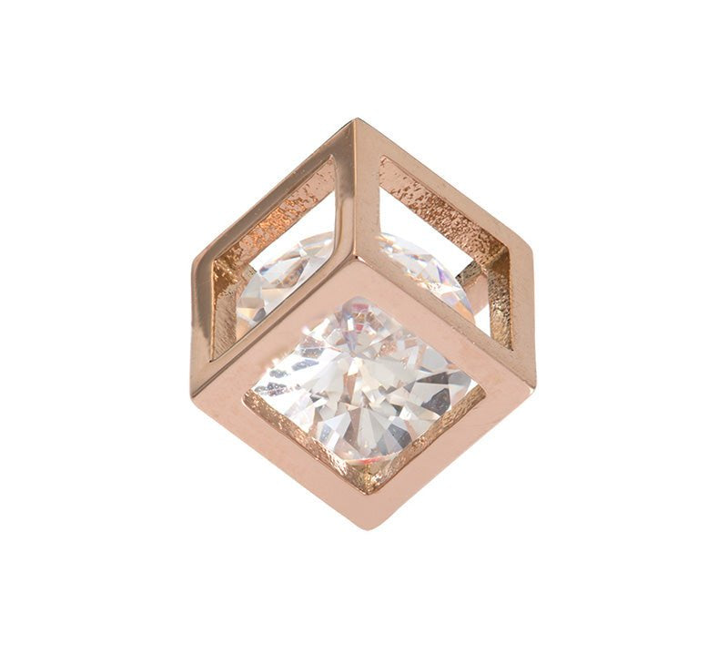 iXXXi Bedel Hollow Cube Stone - iXXXi Jewelry