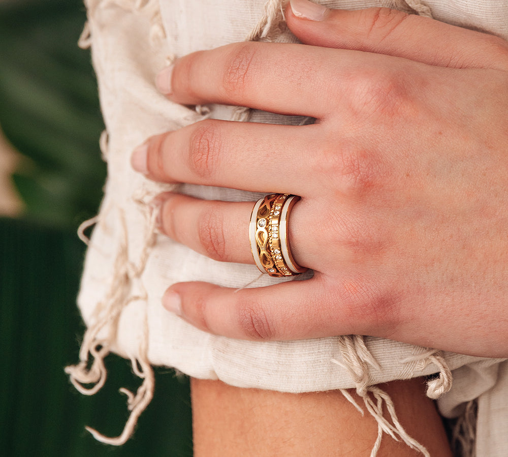 Zusammengesetzter iXXXi Ring Aluna