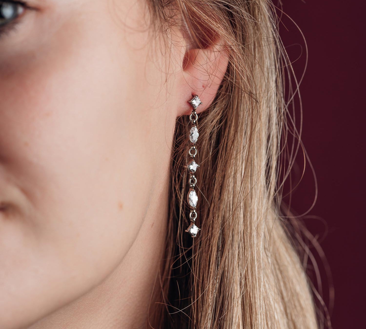 iXXXi Oorbellen Noire Crystal