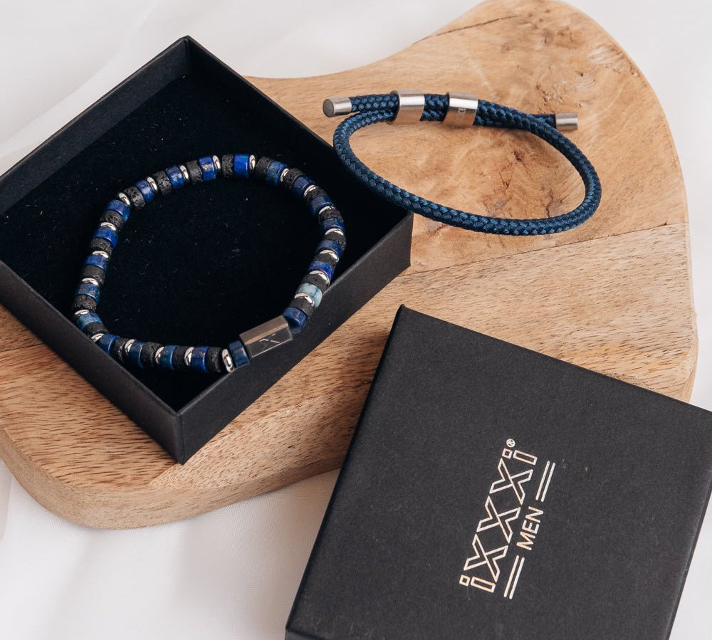 iXXXi Men sieraden set donkerblauw - iXXXi Men