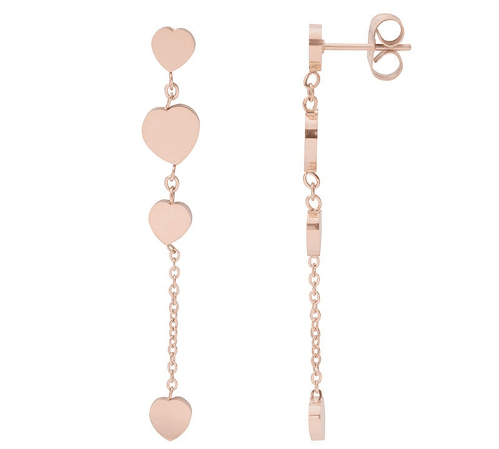 iXXXi Oorbellen 4 Hearts Dangle - iXXXi Jewelry