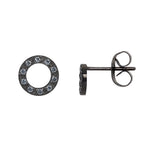 iXXXi Oorbellen Circle Stone 10mm - iXXXi Jewelry