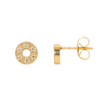 iXXXi Oorbellen Circle Stone 6mm - iXXXi Jewelry