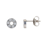iXXXi Oorbellen Circle Stone 6mm - iXXXi Jewelry