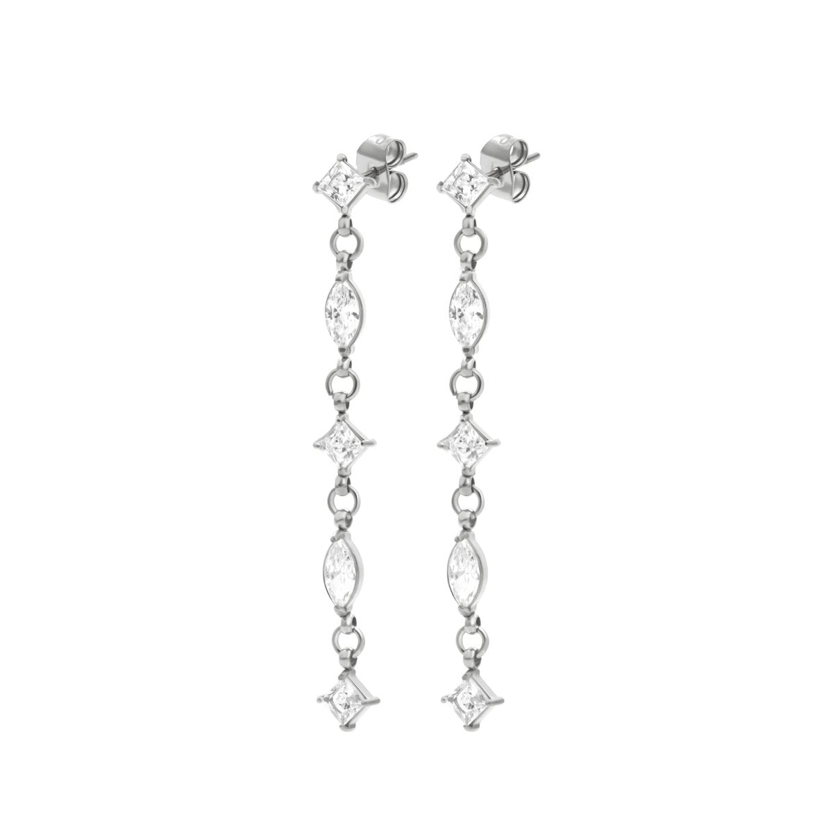 iXXXi Oorbellen Noire Crystal - iXXXi Jewelry