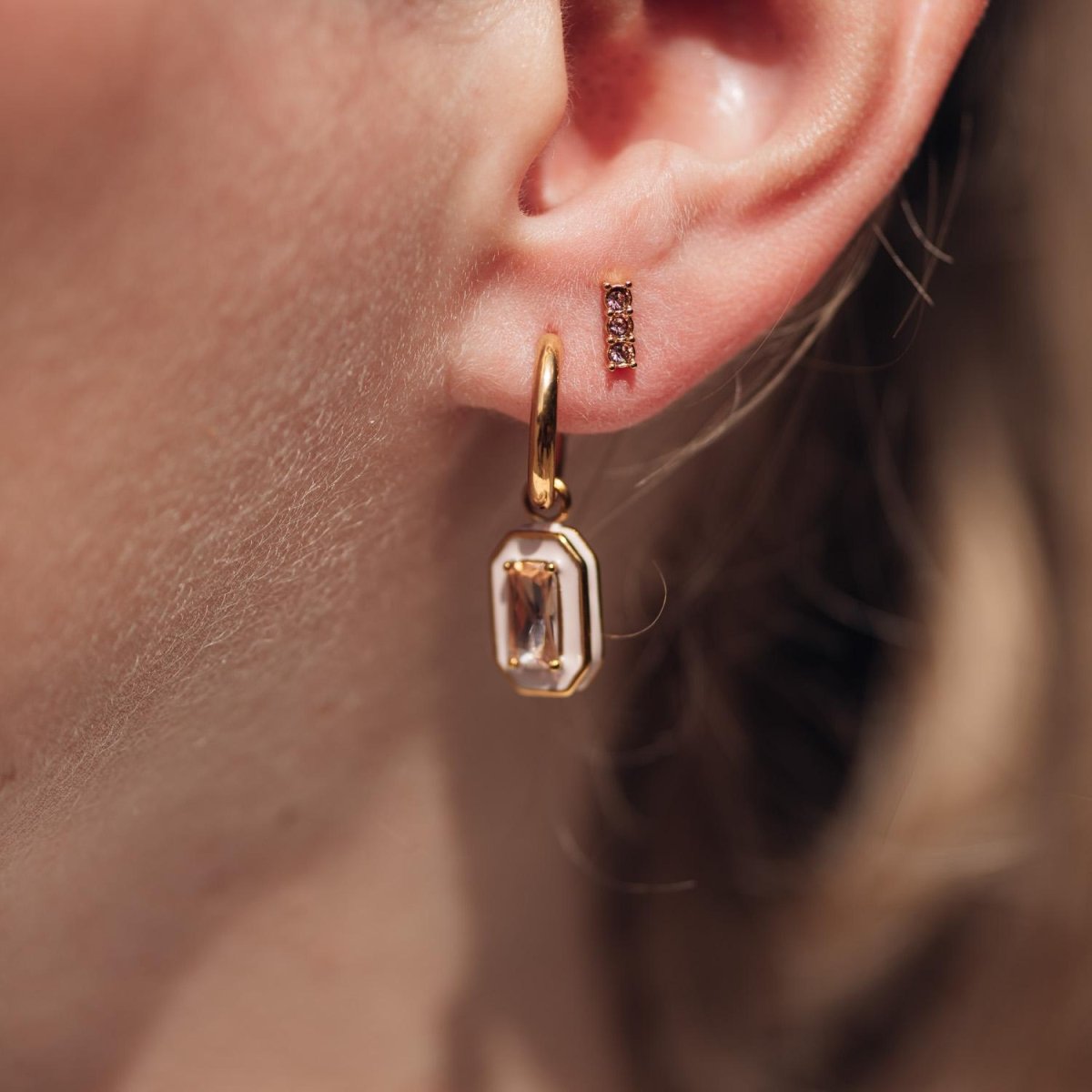 iXXXi Oorbellen Triple Stone - iXXXi Jewelry