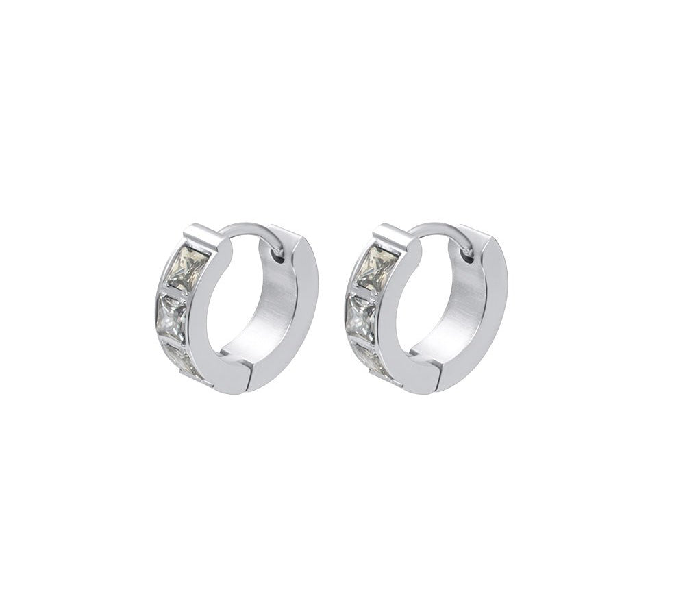 iXXXi Oorringen Brillia Black Diamond - iXXXi Jewelry