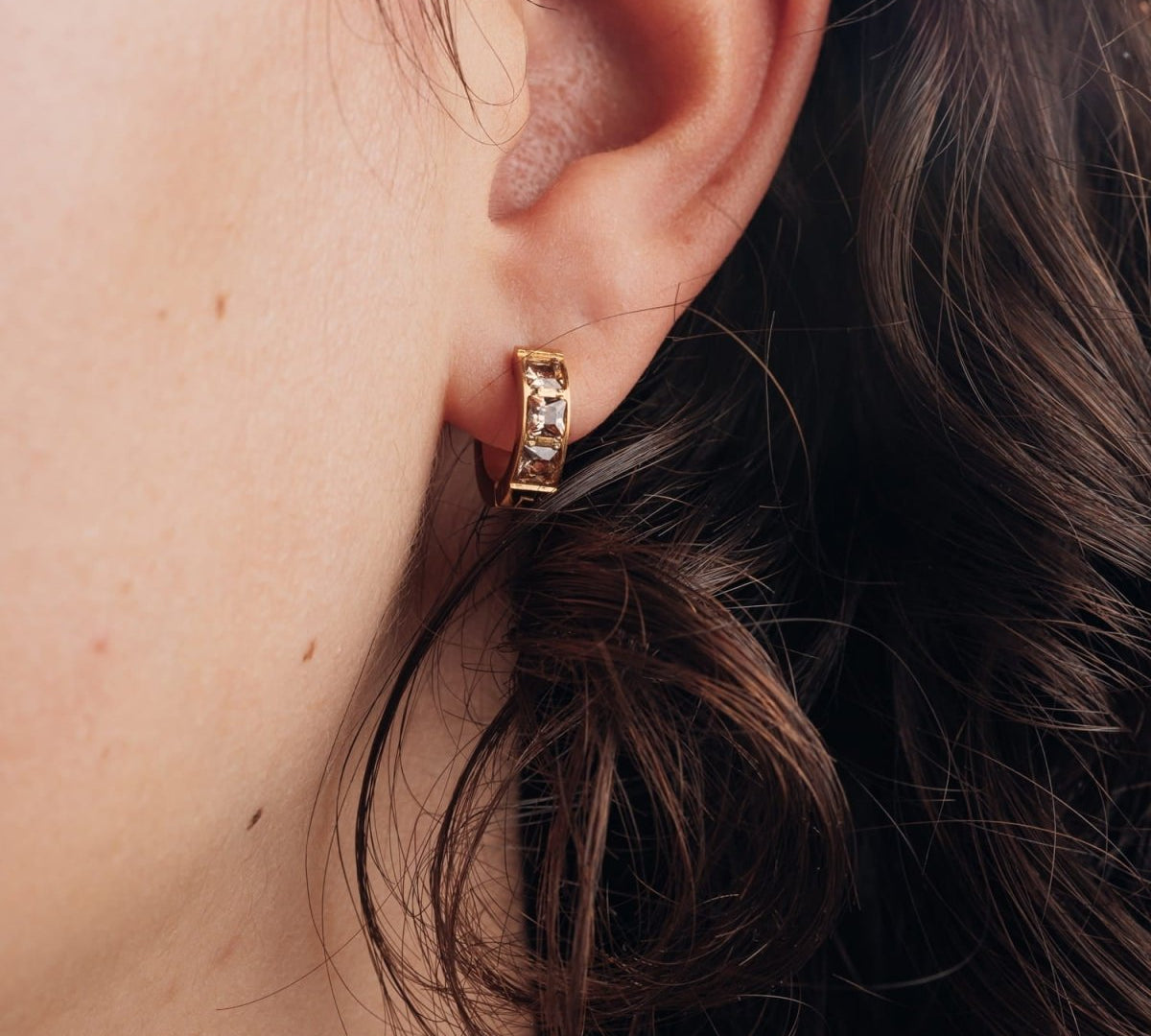 iXXXi Oorringen Brillia Brown - iXXXi Jewelry