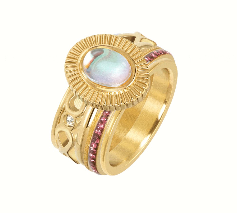 Samengestelde iXXXi ring Dahlia Divine