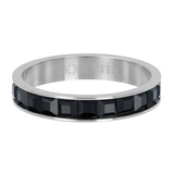 iXXXi Vulring Clear Glass Black - iXXXi Jewelry
