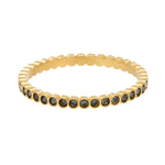 iXXXi Vulring Small Circle Stone Black Diamond - iXXXi Jewelry