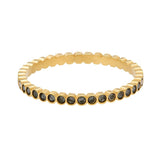 iXXXi Vulring Small Circle Stone Black Diamond - iXXXi Jewelry