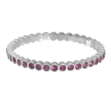 iXXXi Vulring Small Circle Stone Fuchsia 2mm - iXXXi Jewelry