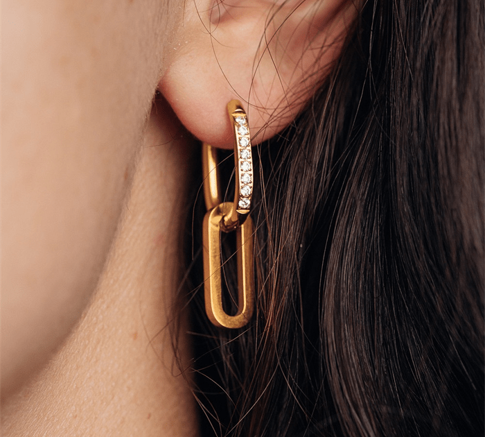 Oorbellen Linked Luxe - iXXXi Jewelry