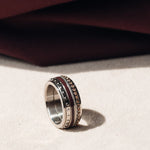 Samengestelde iXXXi ring Burgundy - iXXXi Jewelry