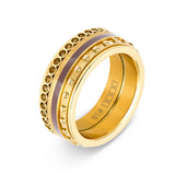 Samengestelde iXXXi ring Burgundy - iXXXi Jewelry