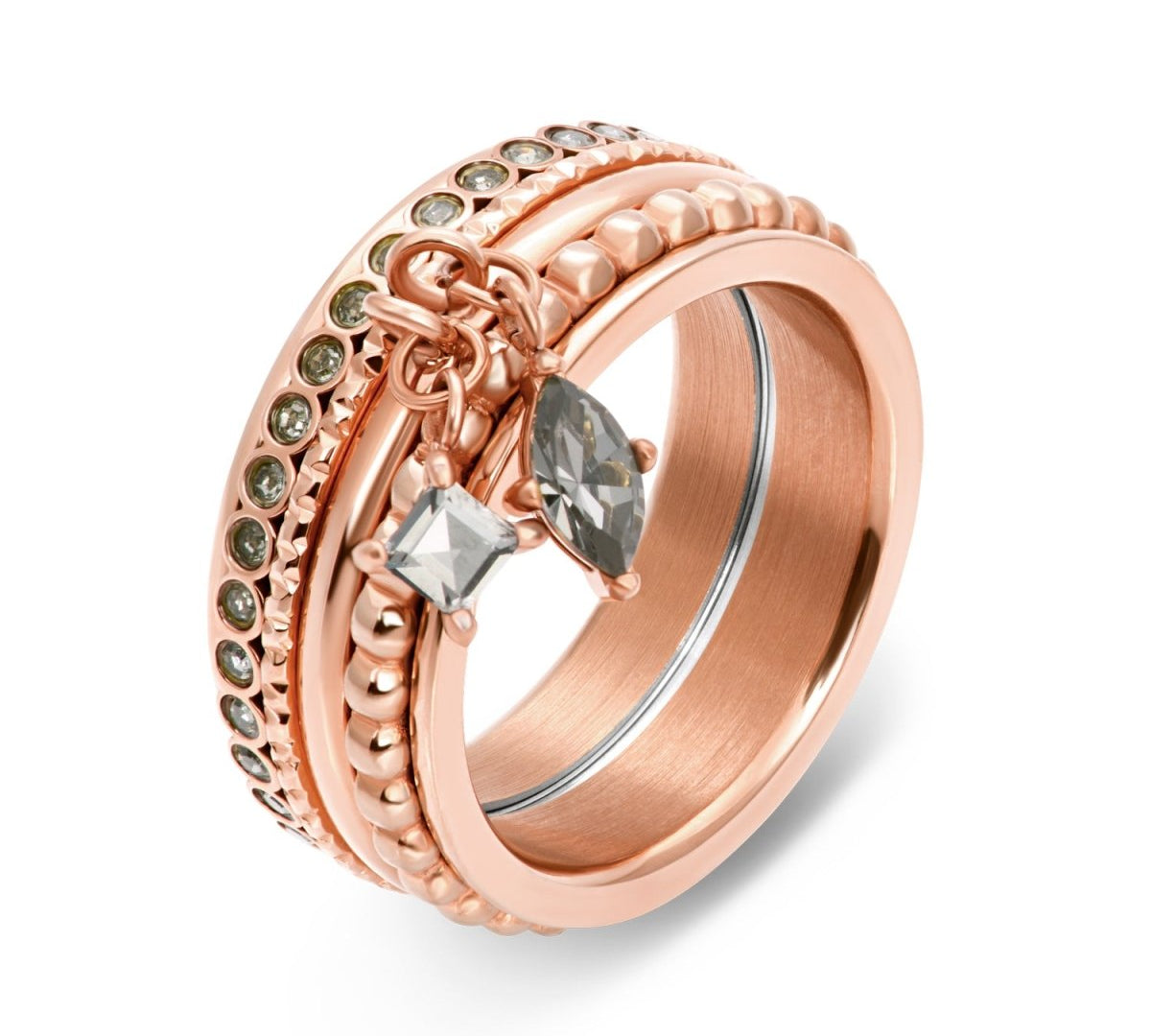 Samengestelde iXXXi ring Noire - iXXXi Jewelry