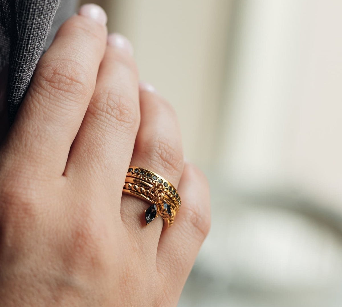 Samengestelde iXXXi ring Noire - iXXXi Jewelry