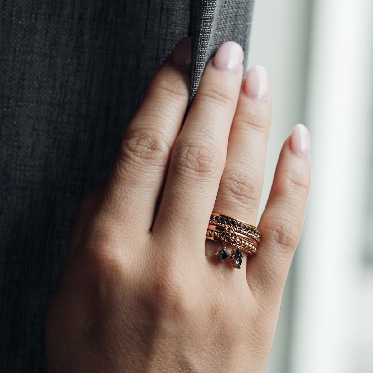 Samengestelde iXXXi ring Noire - iXXXi Jewelry