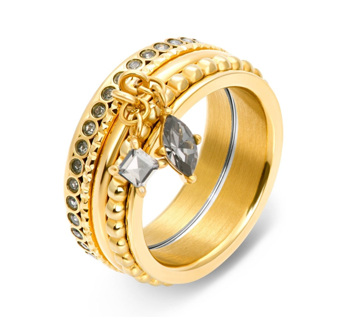 Samengestelde iXXXi ring Noire - iXXXi Jewelry
