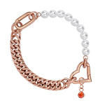 WK deal - Samengestelde armband Christal met oranje bedel - iXXXi Connect
