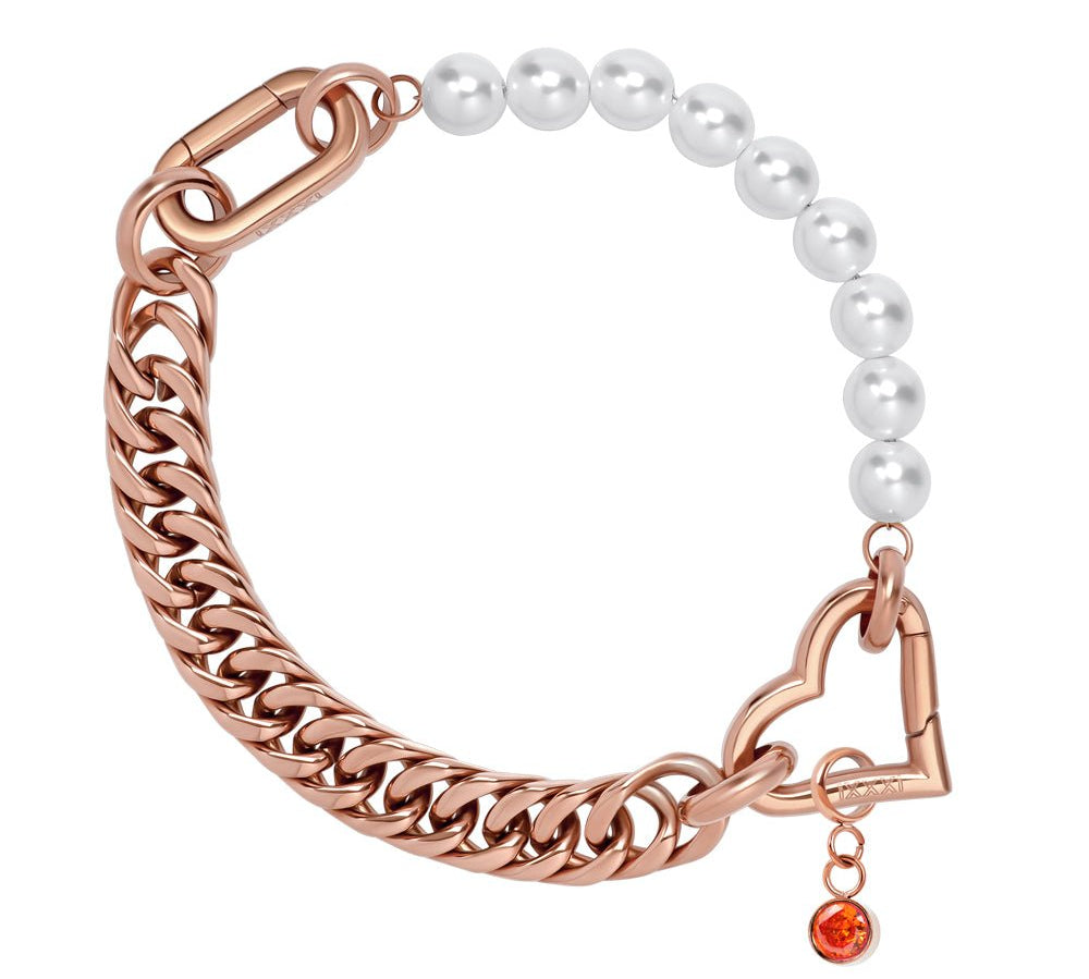WK deal - Samengestelde armband Christal met oranje bedel - iXXXi Connect