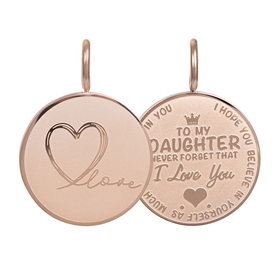 Bild von Anhänger Daughter Love Small