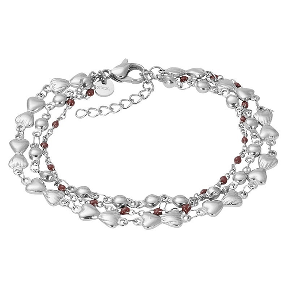 Product image 1 of Armband Botswana (braune Perlen) 17+3cm