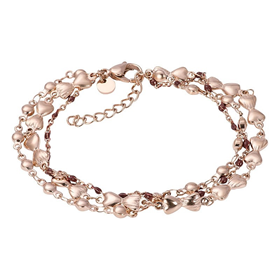 Afbeelding van Armband Botswana (brown beads) 17+3cm