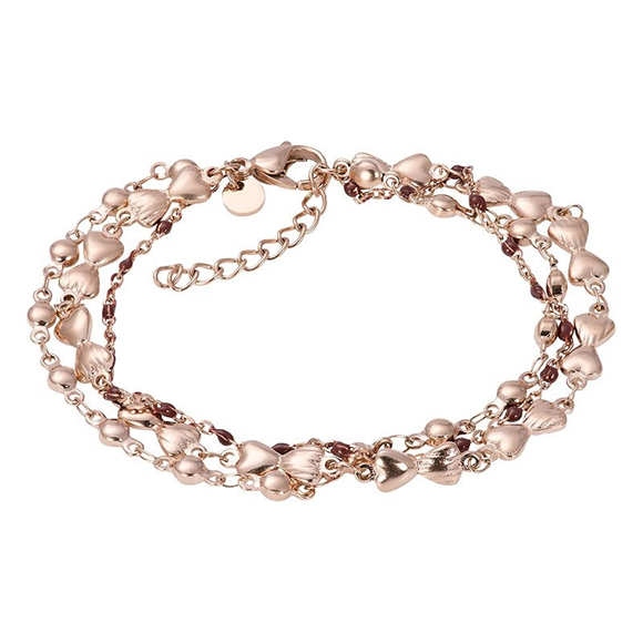 Product image 1 of Armband Botswana (brown beads) 17+3cm