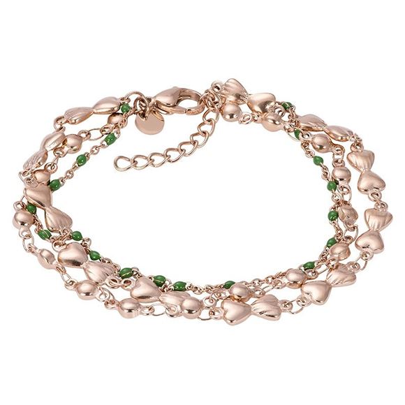 Product image 1 of Armband Botswana (green beads) 17+3cm
