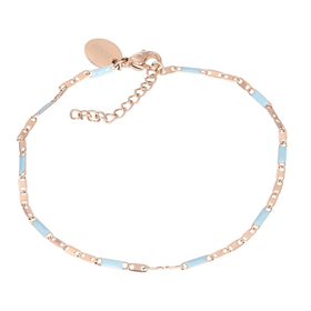 Bild von Armband Curacao (bleu) 17+3cm