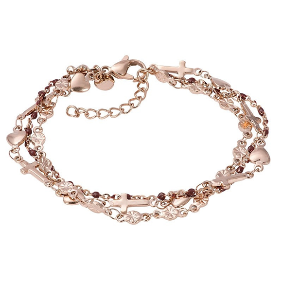 Product image 1 of Armband Ghana (braune Perlen) 17+3cm
