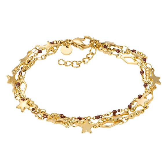 Product image 1 of Armband Kenya (braune Perlen) 17+3cm