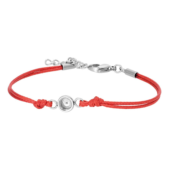 Product image 1 of Armband Wax Cord Top Part Base Red 17+3cm