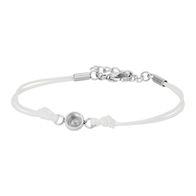 Bild von Armband Wax Cord Top Part Base White 17+3cm