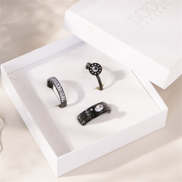 Product image 1 of Black Diamond Combined ring set - black